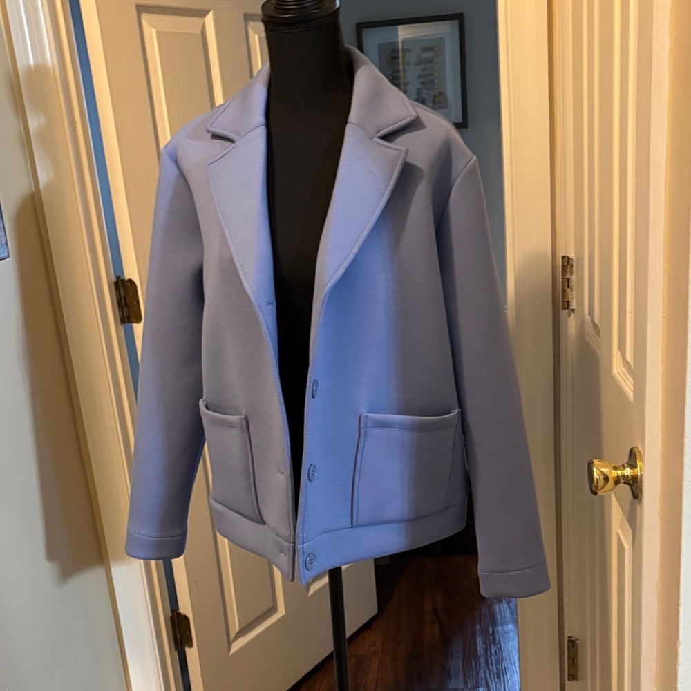 MarlaWynne Light Blue Pea Coat